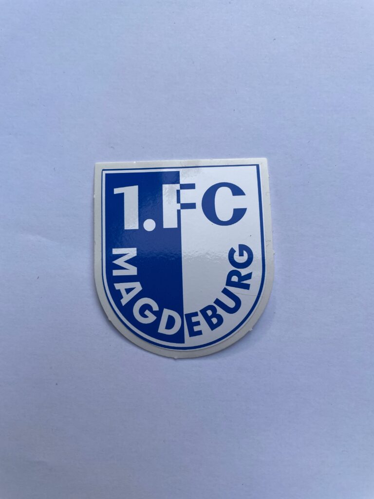 1. FC Magdeburg Sticker Set - Hochglanz Aufkleber 5er Pack