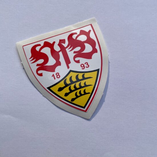 VfB Stuttgart Sticker Set 5er Pack Hochglanz Aufkleber in verschiedenen Größen von 5 cm bis 30 cm