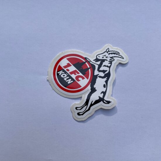1. FC Köln Sticker Set 5er Pack Hochglanz Aufkleber mit FC Logo