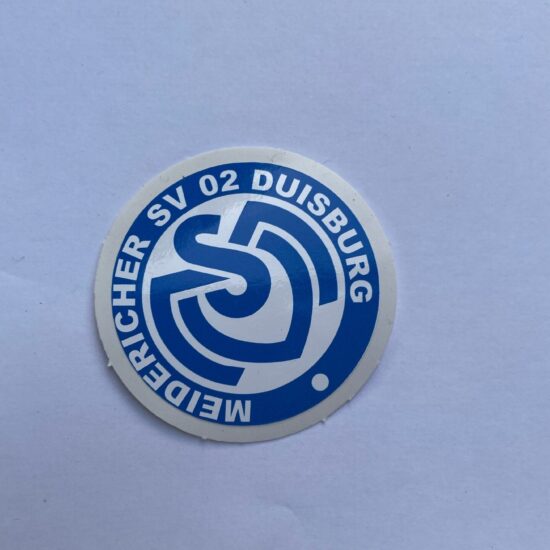 MSV Duisburg Sticker Set 5er Pack Hochglanz Aufkleber mit Zebras Logo in verschiedenen Größen