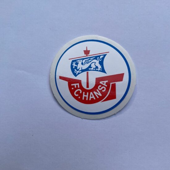 FC Hansa Rostock Sticker Set 5er Pack Hochglanz Aufkleber mit Vereinslogo