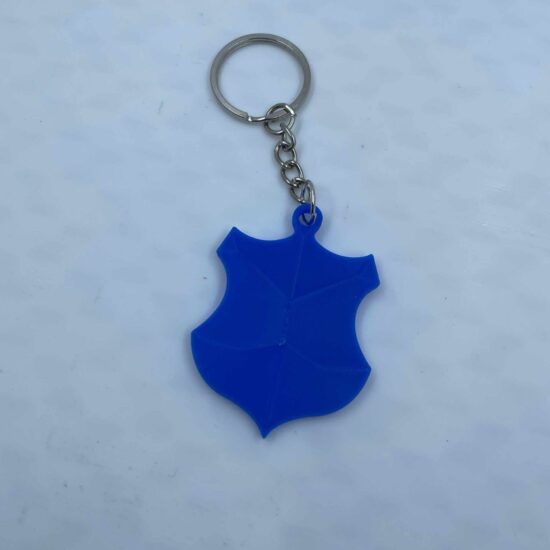 TSG 1899 Hoffenheim Schlüsselanhänger in Schwarz-Blau-Weiß mit Vereinslogo