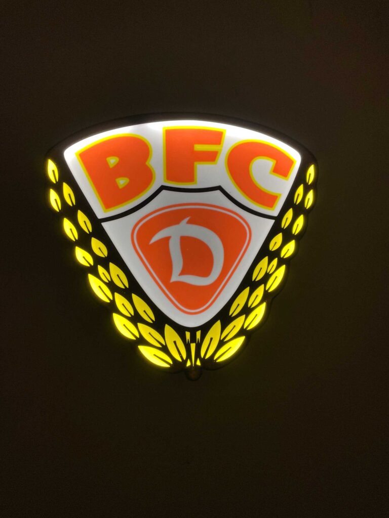 Berliner FC Dynamo LED-Leuchtschild