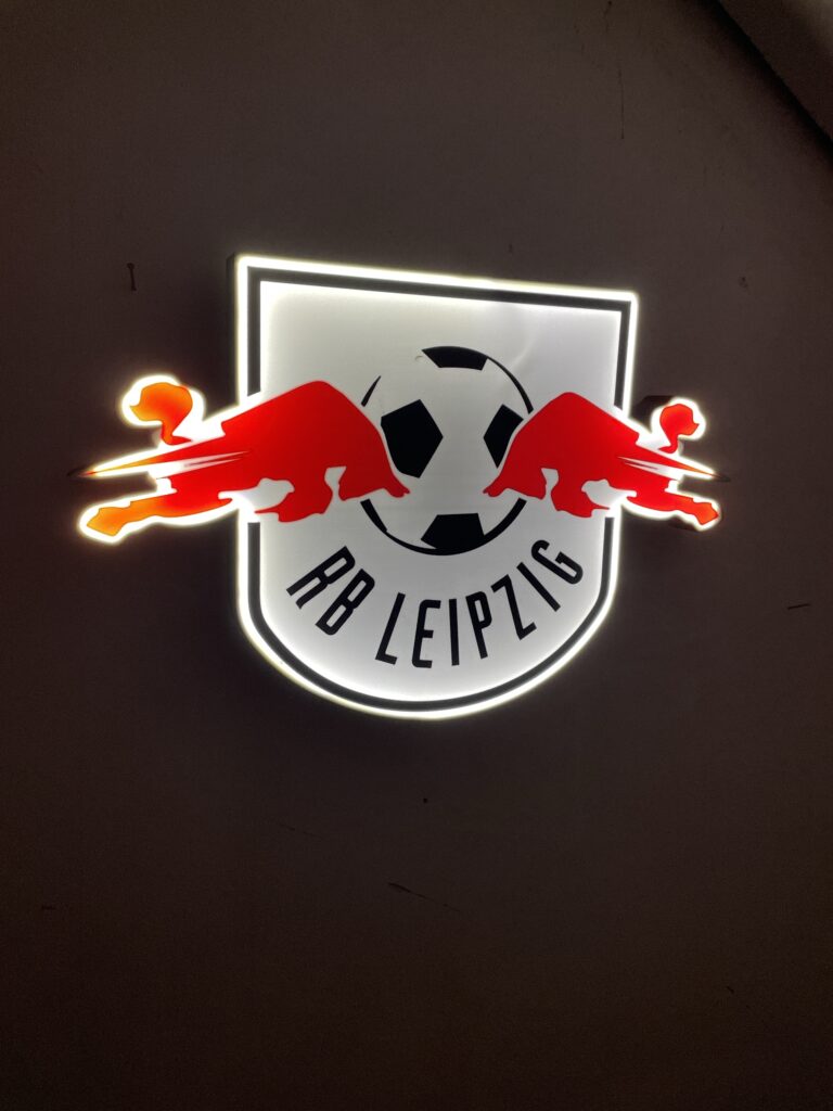 RB Leipzig LED-Leuchtschild