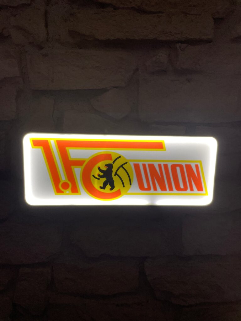 1. FC Union Berlin LED-Leuchtschild