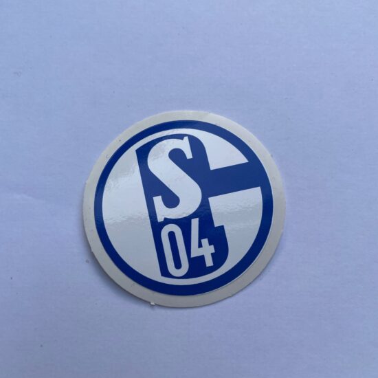 FC Schalke 04 Sticker Set 5er Pack Hochglanz Aufkleber mit Vereinslogo