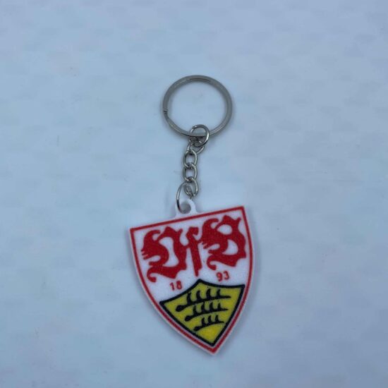 VfB Stuttgart Schlüsselanhänger in offiziellen Vereinsfarben