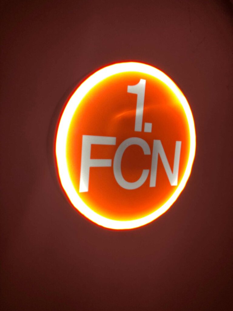 1 FC Nurnberg LED-Leuchtschild