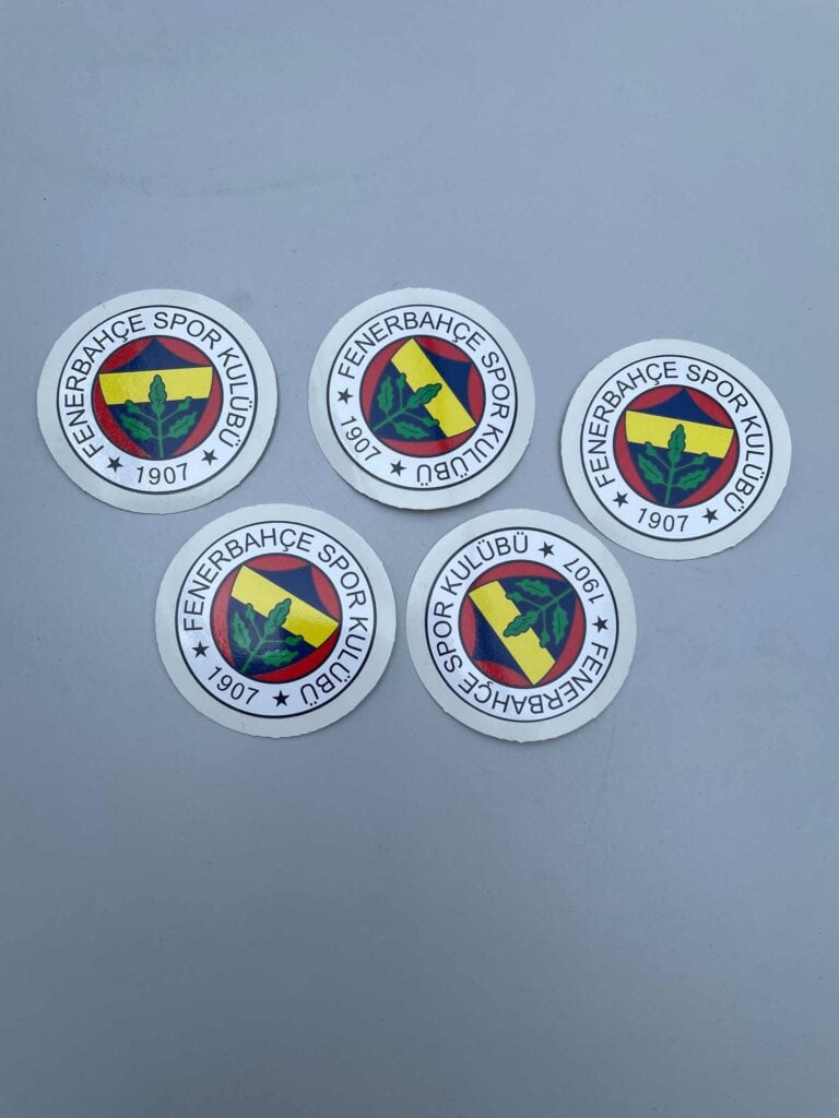 Fenerbahce SK Sticker Set mit 5 Stickern, jeweils 30 cm groß