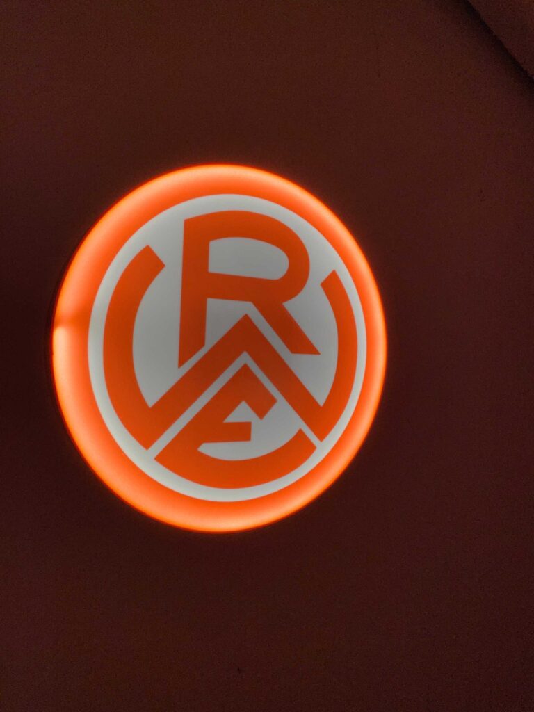 Rot-Weiss Essen LED-Leuchtschild