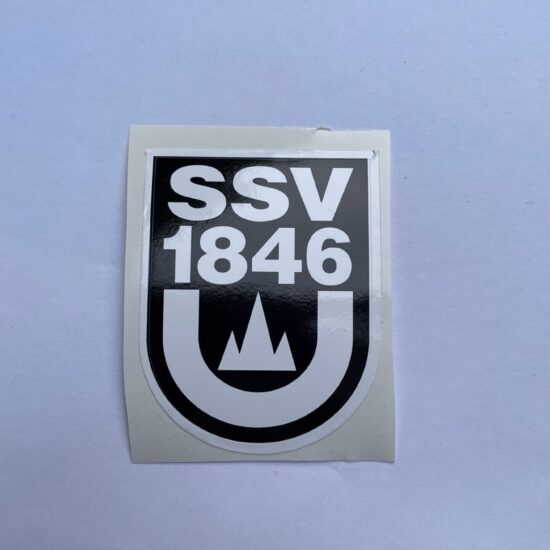 SSV Ulm 1846 Sticker Set mit 5 Hochglanz-Aufklebern in verschiedenen Größen