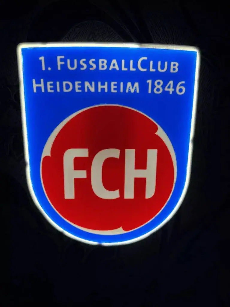 1 FC Heidenheim LED-Leuchtschild